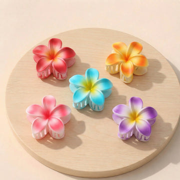 Glossy Plumeria Flower Claw