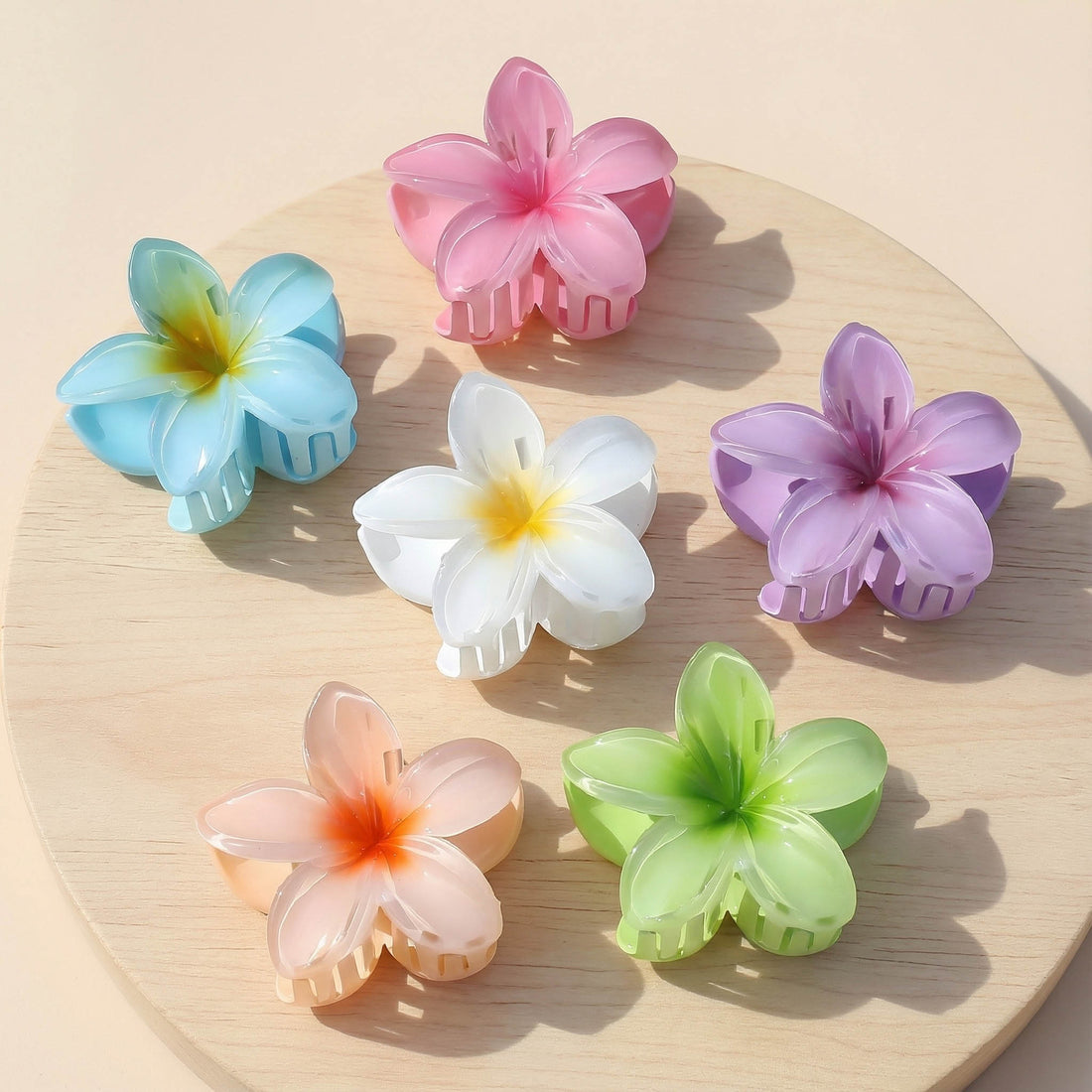 Lotus Flower Claw Clip