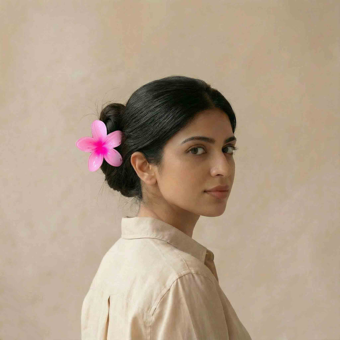 3 PCs Set Gradient Flower Claw