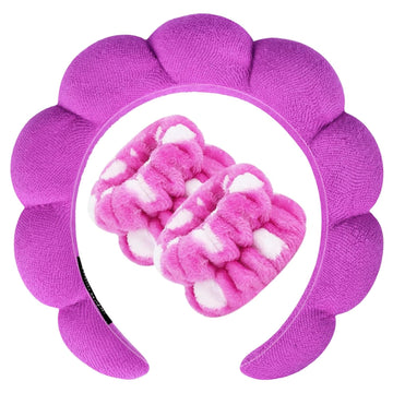 Purple Skincare Spaband Set