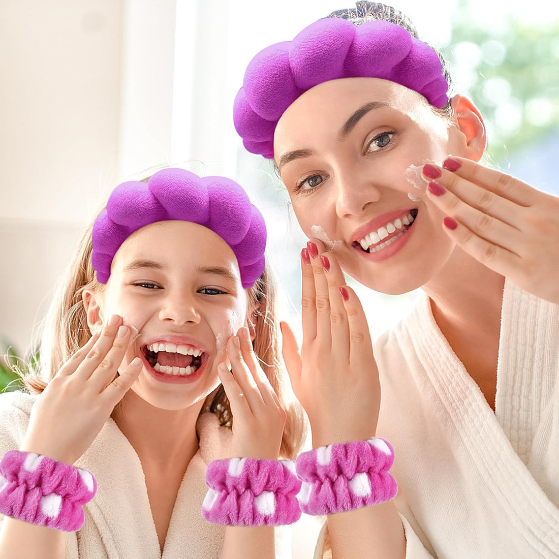 Purple Skincare Spaband Set