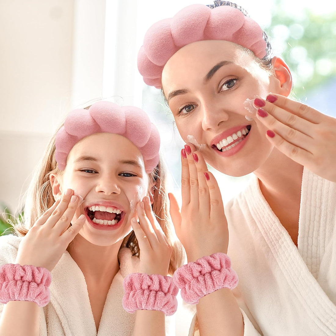 Peach Skincare Spaband Set