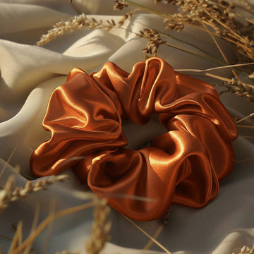 Copper Silk Scrunchise