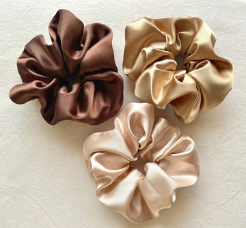 Nude Colour Scrunchise - Pack of 3
