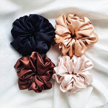 Neutral Colour Scrunchise - Pack of 4