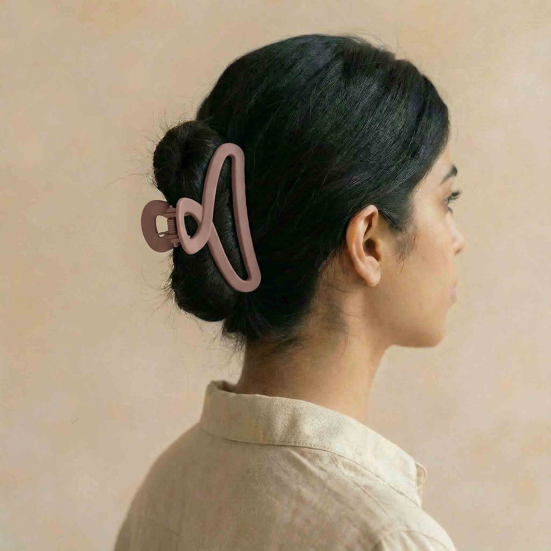 Cresent Halfmoon Hair Claw - Jumbo