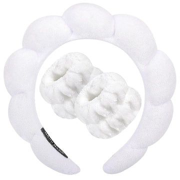 White Skincare Spaband Set